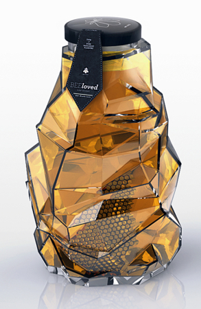honey bottle Serbian jar design Tamara Mihajlovic